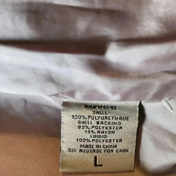 Odyn Faux Leather (pleather) Motorcycle Jacket - L - Picture 6 of 7